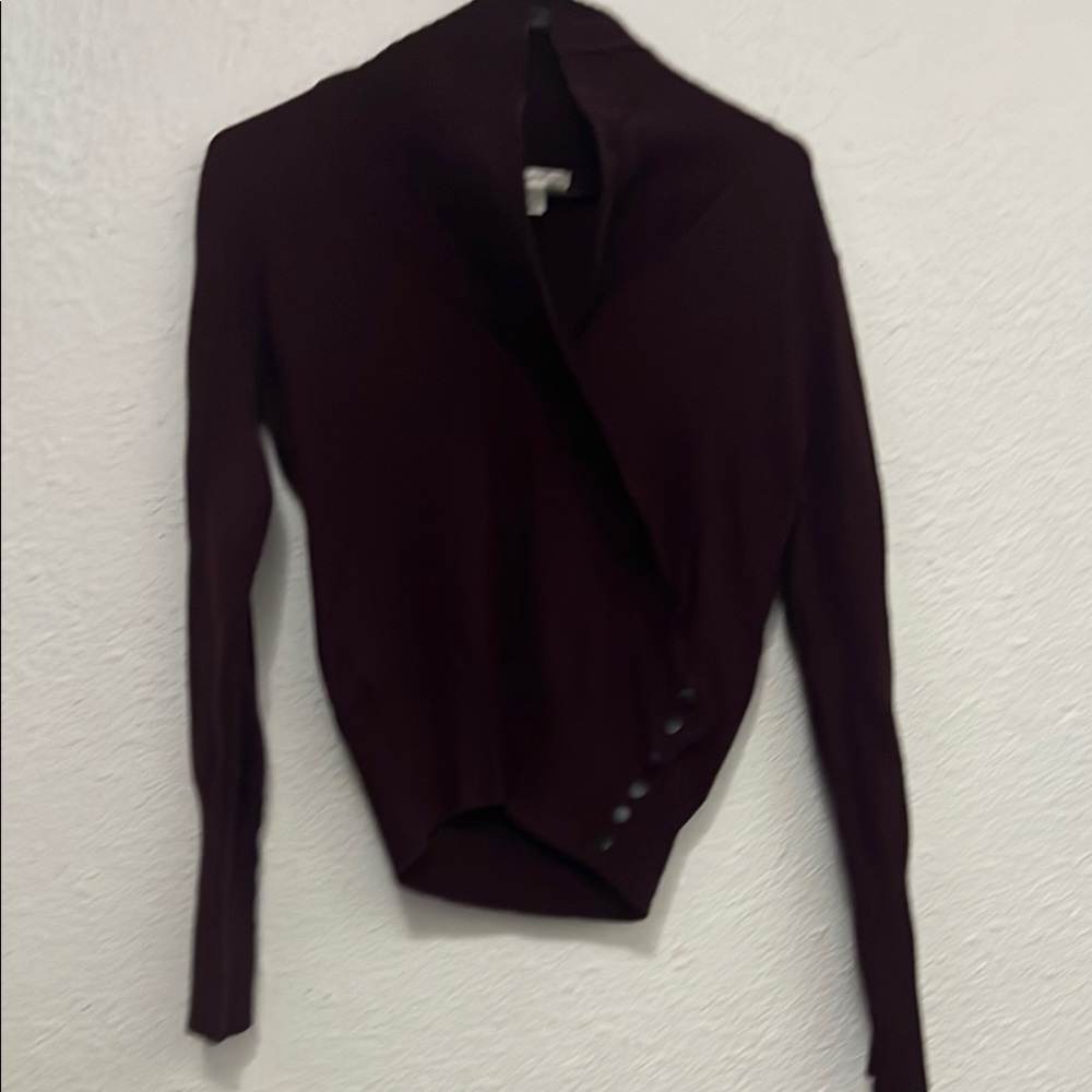 dressbarn purple Sweater Wrap-Style